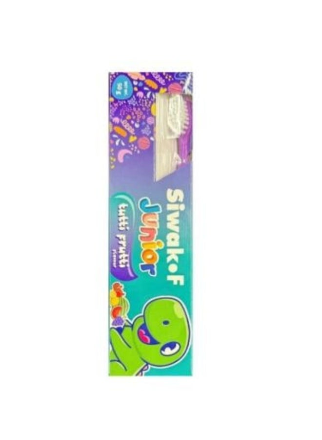Toothpaste and Toothbrush Set 50g Fruit Flavor